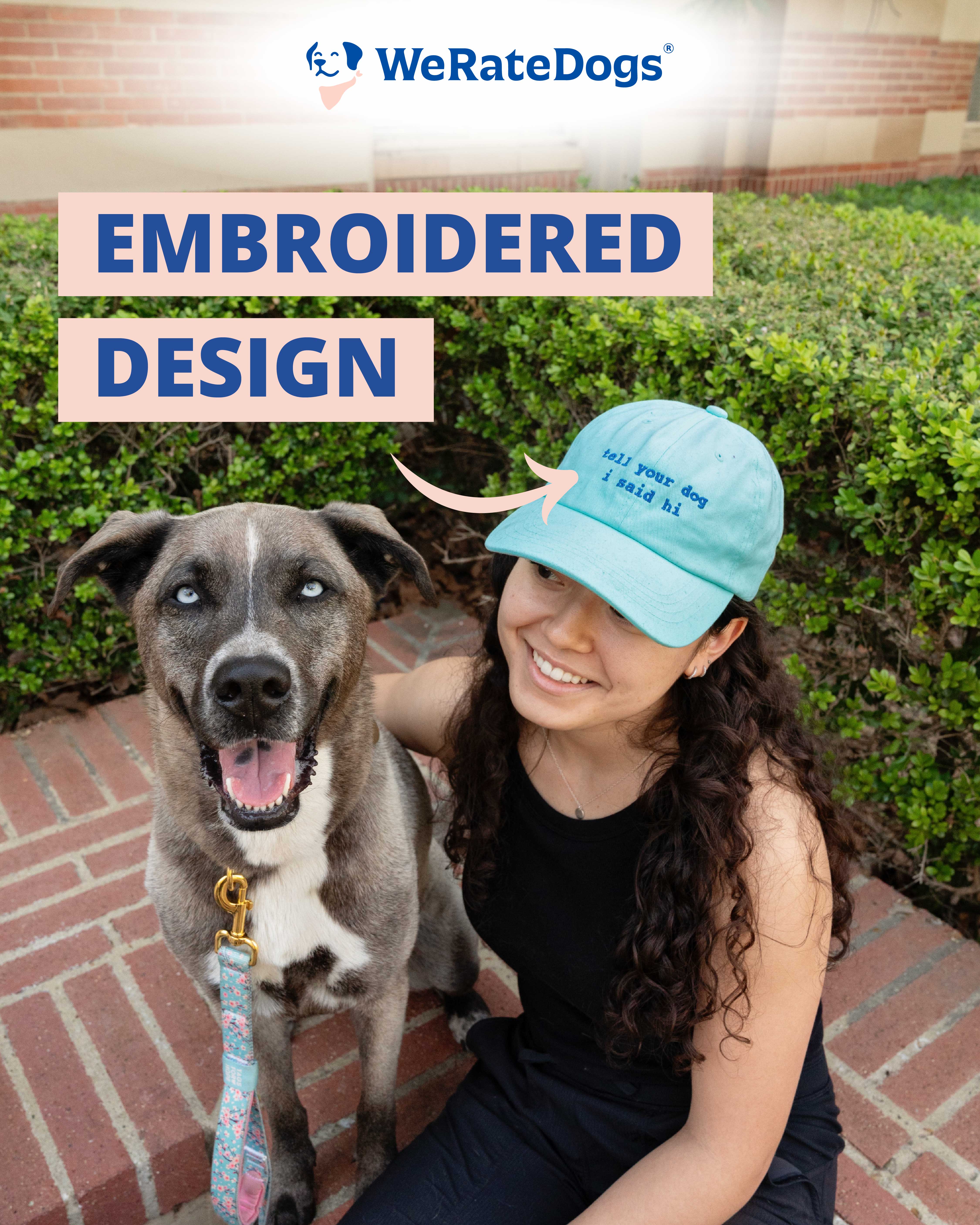 Diamond Blue Hat - lowercase - Image 3