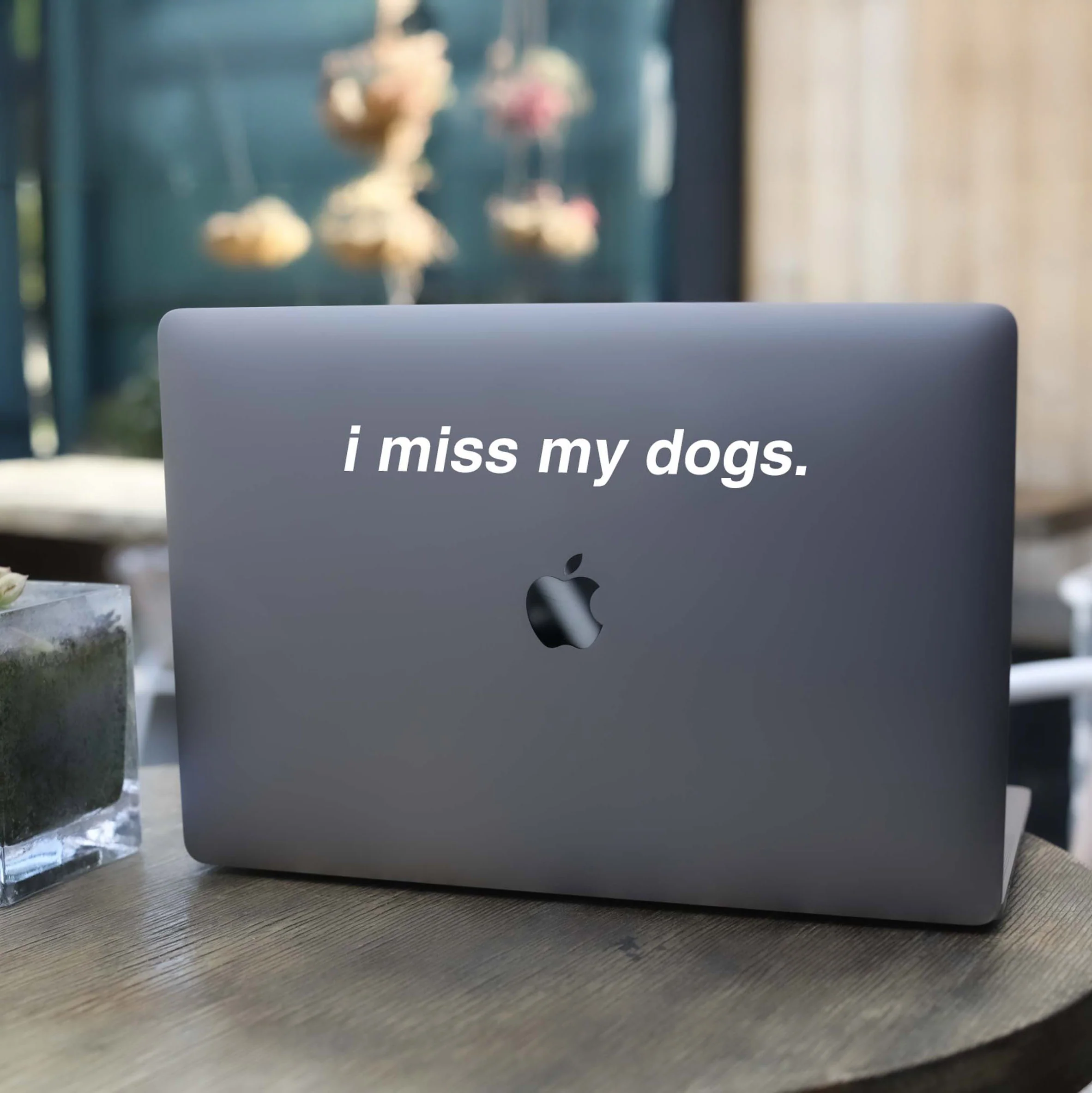 I Miss My Dogs Vinyl Decal - Image 4
